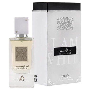 Lattafa I Am White Ana Abiyedh Eau De Parfum, 60 ML