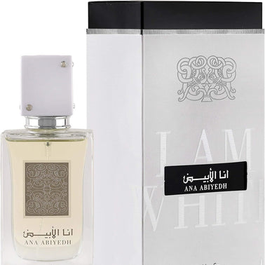 Lattafa I Am White Ana Abiyedh Eau De Parfum, 60 ML