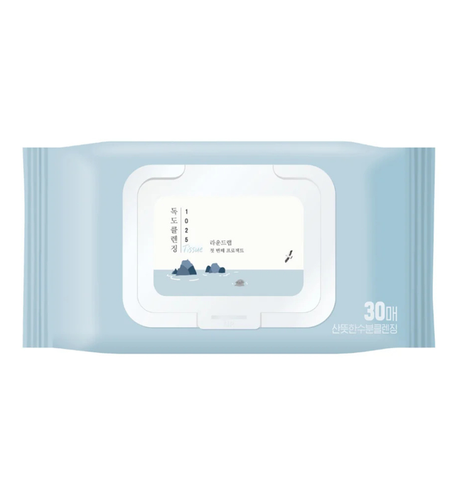 1025 Dokdo Cleansing Tissue - 30 Sheets