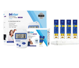 Trister Blood Glucose Monitoring System + 25 Test Strips Model-TS 375BG