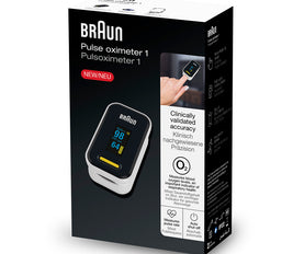 Braun Pulse Oximeter 1 for Adults and Children 12+