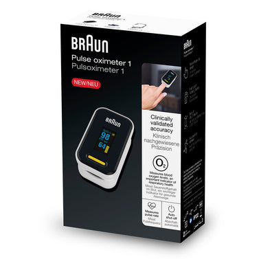 Braun Pulse Oximeter 1 for Adults and Children 12+