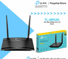 TP-Link Wi-Fi Sim Router TL-MR100 300 Mbps Wireless N 4G LTE Router In Pakistan