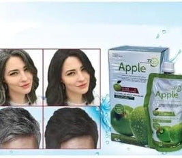 BLOOMING TIME Apple Ammonia-Free Black Hair Cream, No-Toxic, No Stimulation, Natural Black Hair Color cream  500ML