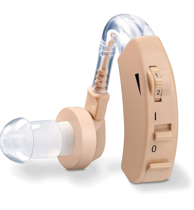 Beurer HA20 Hearing Amplifier | Amplifies the volume of sounds for restricted hearing abilities | Ergonomic fit behind the ear | Individually adjustable | 3 years warranty