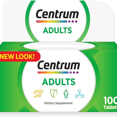 Centrum Adult Multivitamin, 100 Tablets