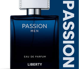 Liberty Luxury Passion Perfume for Men (100ml/3.4Oz), Eau De Parfum (EDP), Crafted in France, Long Lasting Smell, Spicy Notes.