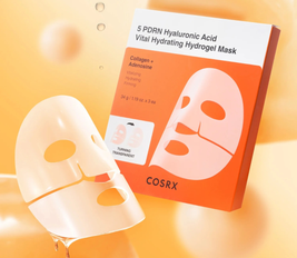 5 PDRN Hyaluronic Acid Vital Hydrating Hydrogel Mask Set - 3 Sheet Masks