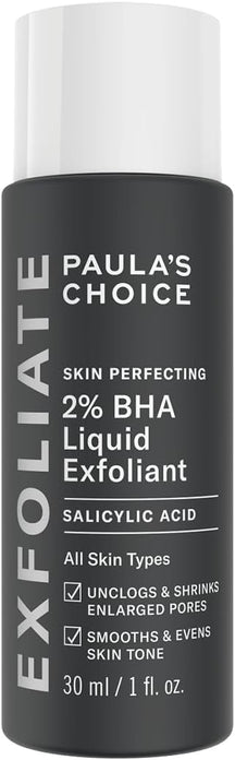 Brand	PAULA'S CHOICE
Item form	Liquid
Skin type	All, Combination, Normal, Oily
Product benefits	Anti-Acne, Anti-Aging, Blemish Control, Even Toning, Exfoliating, Pore Treatment
Active Ingredients	Salicylic Acid