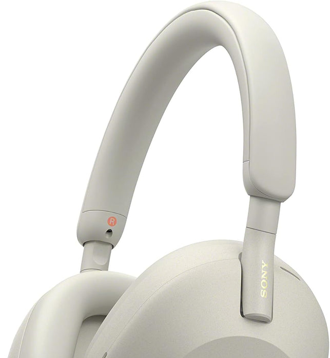 Sony WH-1000XM5 Noise Cancelling Wireless Headphones, Hi-Res Audio, Best Phone Call Quality, 30 hours battery life, Wearing Detection, Alexa voice assistant, Silver, UAE Version - 1-Year warranty