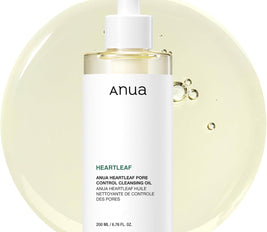 ANUA Heartleaf Pore Control Cleansing Oil, Oil Cleanser for Face, Makeup Blackhead Remover, Double Cleansing, Facial Cleanser, Mild Ingredients, Korean Skin Care 6.76 fl oz(200ml)