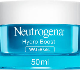 Neutrogena Face Moisturizer Water Gel, Hydro Boost, Normal To Combination Skin, Lightweight and Oil-free, 100% Alcohol Free, suitable for sensitive skin, 50 ML