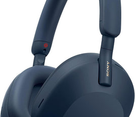 Sony WH 1000XM5 Noise Cancelling Wireless Headphones 30 hours battery life Over ear style Optimised for Alexa and the Google Assistant with built in mic, Midnight Blue, UAE Version - 1-Year warranty