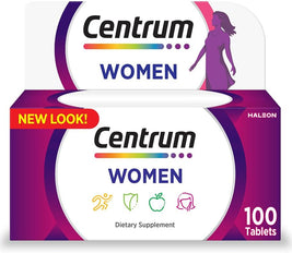 Centrum Women Specially Formulated Multivitamin for Women, 100 Tablets