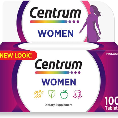 Centrum Women Specially Formulated Multivitamin for Women, 100 Tablets