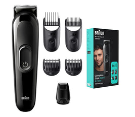 Braun All-In-One Style Kit Series 3 3410, 6-in-1 Kit for Beard, Hair & More