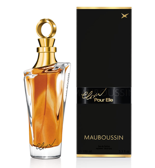 Mauboussin Elixir Pour Elle 100ML (3.3 Fl Oz) Eau De Parfum for Women Floral & Oriental Scents