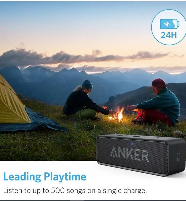 Upgraded, Anker Soundcore Bluetooth hot Speaker with IPX5 Waterproof, Stereo Sound,