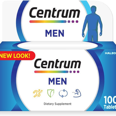 Centrum Men Specially Formulated Multivitamin, 100 Tablets
