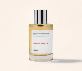 Dossier - Ambery Vanilla 3.4Oz (100ML)  Eau de Parfum  Inspired by YSL's Black  Long-lasting Fragrance  Feminine