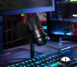 HyperX USB Gaming Microphone for Pc, PS4, PS5 and Mac, Black
