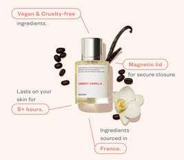 Dossier  Ambery Vanilla 1.7Oz (50ML)  Eau de Parfum  Inspired by Y S.L's B.lack O.pium  Long-lasting Fragrance  Feminine