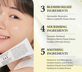 Dr.Althea 345 Relief Cream | Daily Face Moisturizer | Blemish Relief Care | Soothing Recovery & Moisture with Niacinamide, Panthenol | Korean Vegan Skincare for All Skin Types | 1.69 Fl Oz