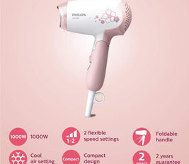 Philips DryCare HP8108/00 Hairdryer Pearl/White 1000 W 1.5 m 220-240 V