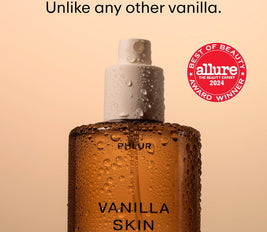 PHLUR Vanilla Skin Body Mist - Hair & Body Fragrance Mist - Vanilla Body Spray with Pink Pepper, Cashmere Wood & Sandalwood (8 Fl Oz)