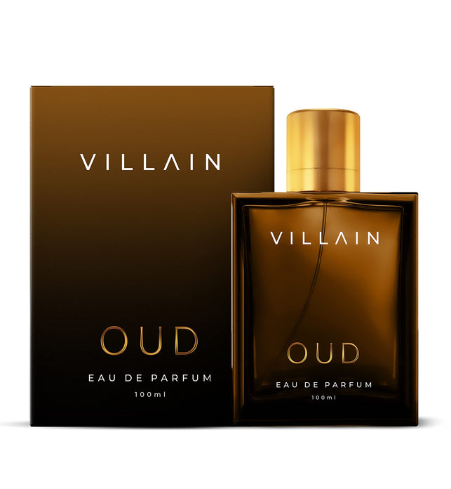 Villain Oud Perfume for Men Eau De Parfum (EDP) For Men 100 ML, Gift For Men Premium Luxury Perfume, Mens Fragrance with Sandal, Rich Amber, Cedarwood, Patchouli