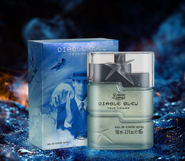 Creation Lamis Diable Bleu | Oriental & Woody Long Lasting Fragrance | Perfume for Men | Eau de Toilette (EDT)  100ml / 3.4 fl.oz