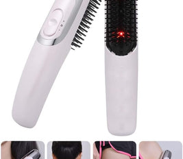 Electric Massage Comb, Anti Hair Loss Tool Infrared Massager Brush Hair Growth Stimulator Scalp Massaging Comb Vibrating Hairbrush for Hair Growth Stress Relief Deep Cleaning and Full Body Massage