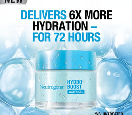 Neutrogena Face Moisturizer Water Gel, Hydro Boost, Normal To Combination Skin, Lightweight and Oil-free, 100% Alcohol Free, suitable for sensitive skin, 50 ML