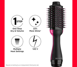 Revlon RVDR5222 One Step Hair Dryer & Volumizer, 2 heat setting plus cool setting