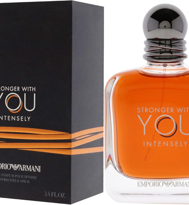 Gorgio Armani Emporio Armani Stronger With You Intensely Giorgio Armani for Men Eau De Parfum, 3.4 Oz , 3.4 Oz