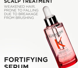 Kérastase Genesis Hair Serum, Nourishing & Fortifying Leave-In Conditioner, For Weakened Hair, With Ginger Root & Edelweiss Flower, Sérum Anti-Chute Fortifiant, 90ML