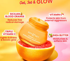 Dot & Key Vitamin C + E Sorbet Super Bright Moisturizer for Face | Vitamin C Face Cream For Glowing Skin | Reduces Skin Dullness | Oil Free & Lightweight | For All Skin Types | 25ML