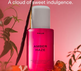 PHLUR Amber Haze Body Mist Spray for Hair and Body, for Women and Men, Fragrance Notes of Amber, Jasmine, Saffron and Vanilla