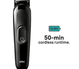 Braun All-In-One Style Kit Series 3 3410, 6-in-1 Kit for Beard, Hair & More
