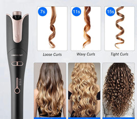 Lescolton Automatic Curling Iron, Curling Iron Large Curls, Innovative Automatic Curling for All Ages