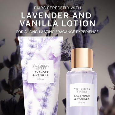 VICTORIA'S SECRET Body Mist, Perfume with Notes of Lavender and Vanilla, Body Spray, Blissful Comfort Women's Fragrance  250ML  / 8.4 oz