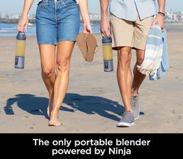 Ninja BC151NV Blast Portable Blender, Cordless, 18oz. Vessel, Personal Blender-for Shakes & Smoothies, BPA Free, Leakproof-Lid & Sip Spout, USB-C Rechargeable, Dishwasher Safe Parts, Denim Blue