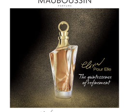 Mauboussin Elixir Pour Elle 100ML (3.3 Fl Oz) Eau De Parfum for Women Floral & Oriental Scents