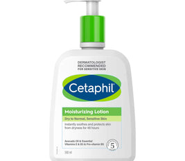 Cetaphil Moisturizing Lotion, Face & Body Moisturizer for Men & Women, Normal to Combination and Sensitive Skin, Unscented, 500ml