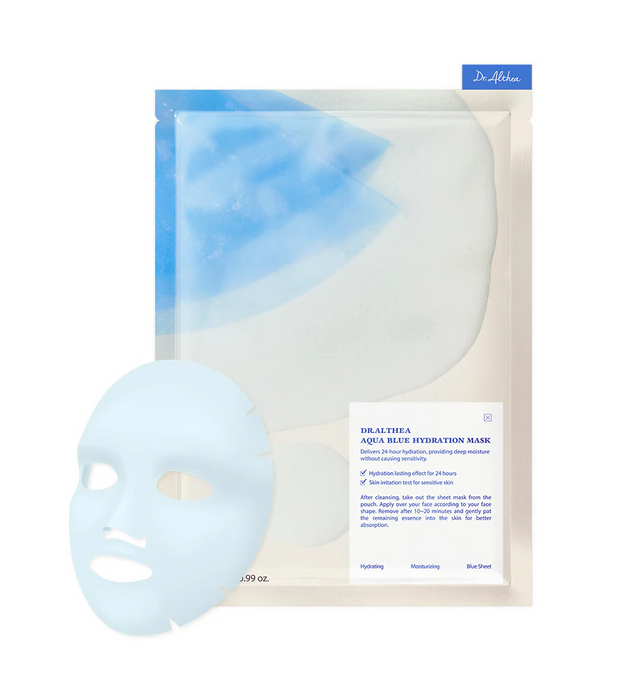 Aqua Blue Hydration Mask - 4 Masks