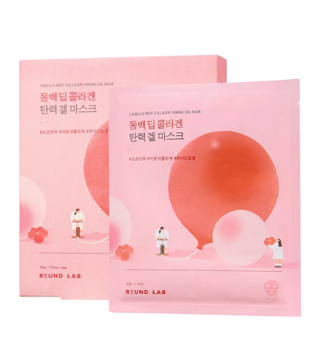 Camellia Deep Collagen Firming Gel Mask - 34 g x 4 Sheets