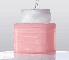 Collagen Ampoule Pad - 100 Pads