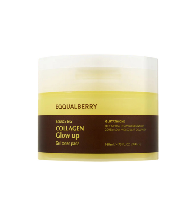 Collagen Glow Up Gel Toner Pads - 60 Pads