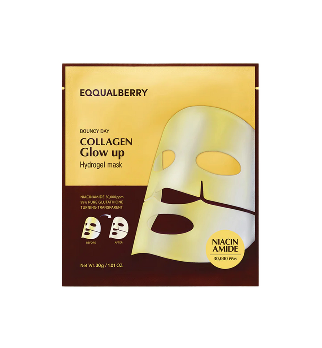 Collagen Glow up Hydrogel Mask Set - 4 Sheet Masks