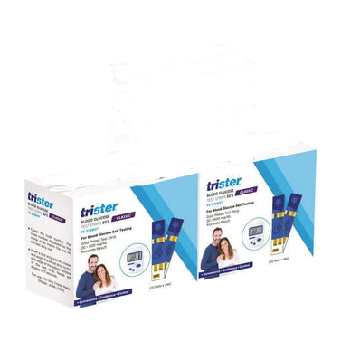 Trister Blood Glucose Test Strips 2 x 50's